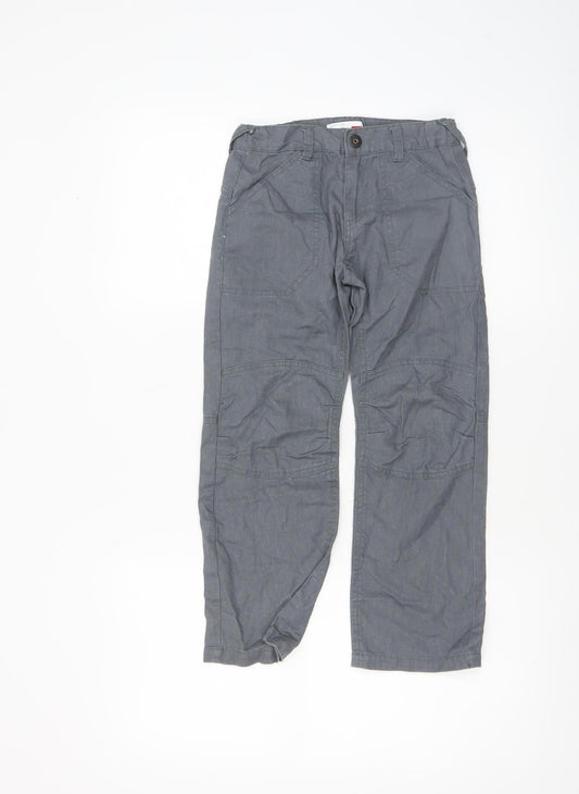 Boys UK Size 5 Years name it Regular Fit Cargo Grey Trousers