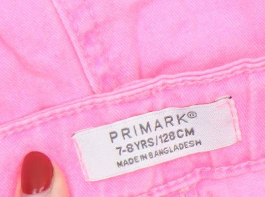 Additional view of Primark Teens Pink Cotton Cargo Short Skirt 7-8 YRS