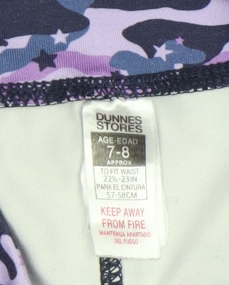 Additional view of Dunnes girls’ multicoloured camouflage leggings 7 years slim fit activewear