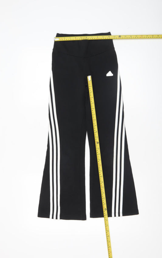Girls UK Size 9-10 Years adidas Regular Fit Jogger Black Trousers