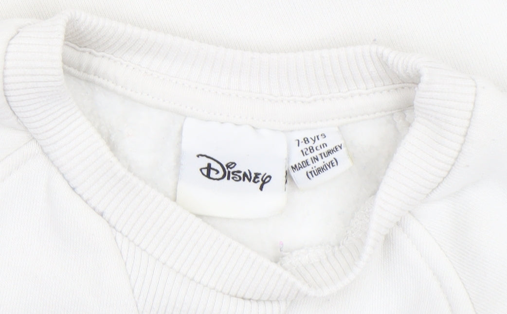 Additional view of Disney girls’ white chip 'n dale fleece sweatshirt 7-8 years pullover