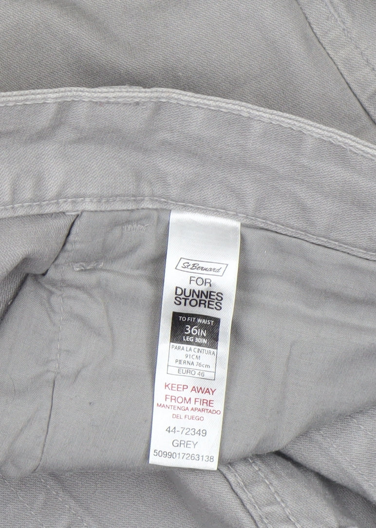 Mens UK Size L St. Bernard for Dunnes Stores Regular Fit Straight Grey Jeans