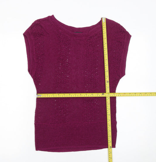 Womens UK Size S H&M Purple Pullover Jumper