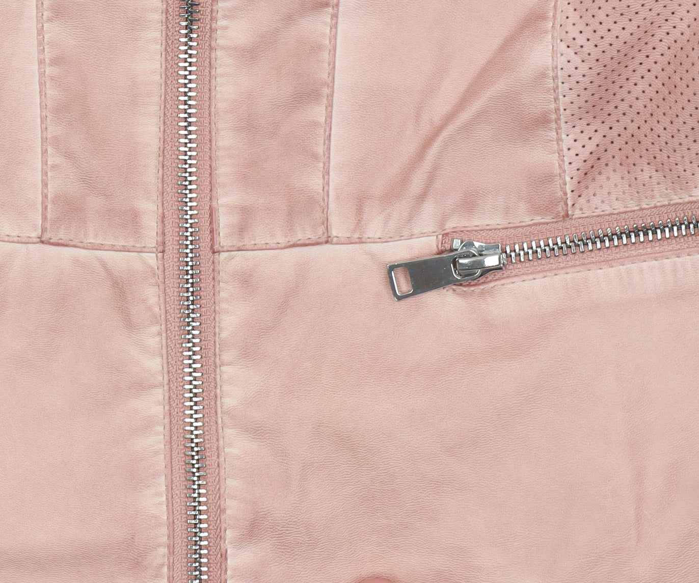 Womens UK Size 14 Rino & Pelle Pink Biker Coat