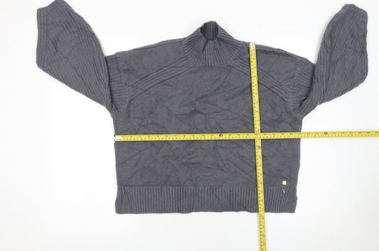 Womens UK Size S River Island Grey Pullover Jumper