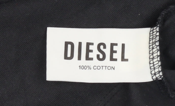 Mens UK Size XL Diesel Black T-Shirt