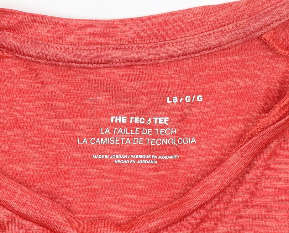 Mens UK Size L Under armour Red Running & Jogging Gym & Training CrossFit T-Shir