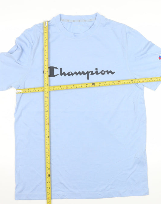 Mens UK Size M Champion Blue T-Shirt