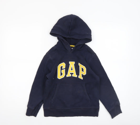 Boys UK Size 6-7 Years Gap Blue Pullover Hoodie