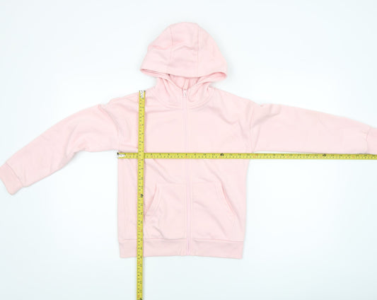 Girls UK Size 9-10 Years Dunnes Stores Pink Full Zip Hoodie