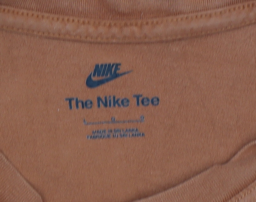 Mens UK Size S Nike Brown T-Shirt