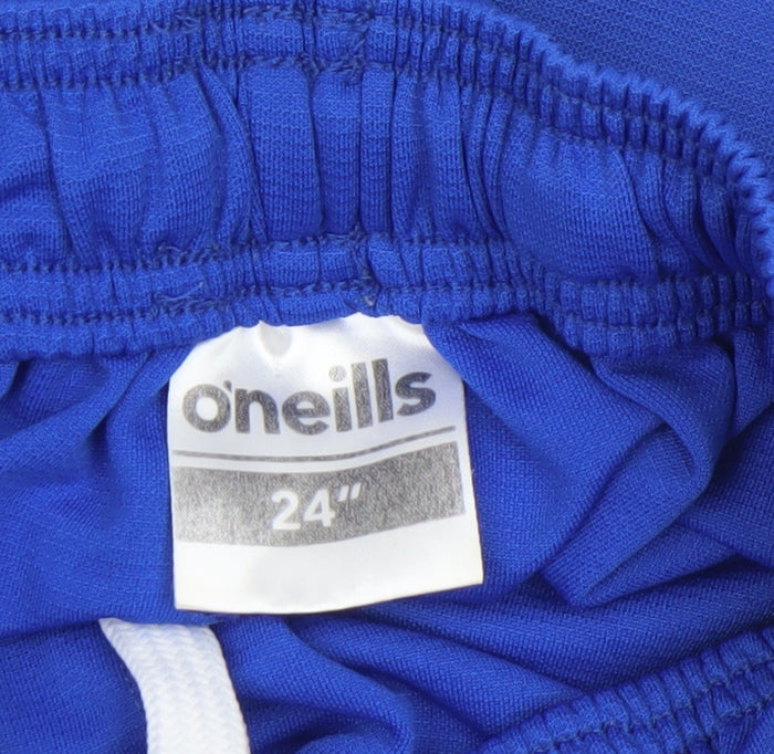 Additional view of O’Neills boys’ blue athletic shorts 24in elastic waist running gym wear
