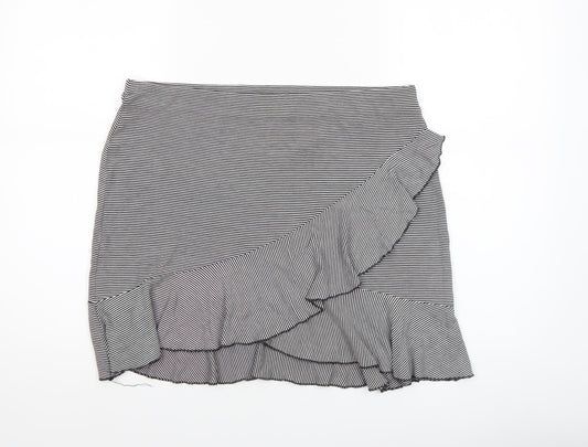 Womens UK Size L H&M Wrap Jersey Skirt