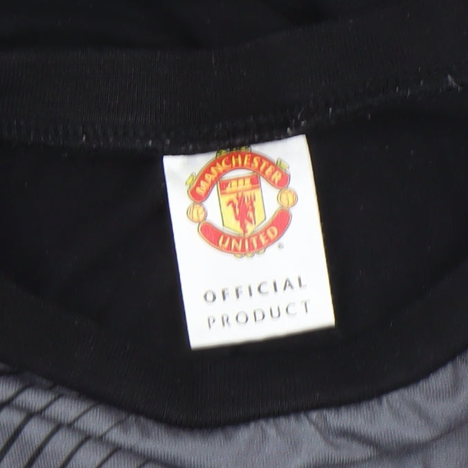 Additional view of Manchester United boys’ red black 11-12 years long sleeve pyjama top