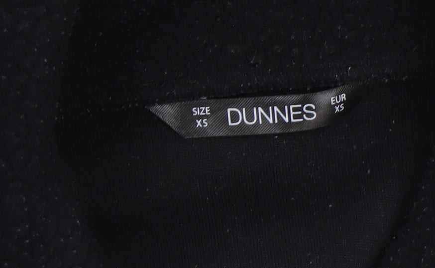 Womens UK Size XS Dunnes Black Pullover Sweatshirt