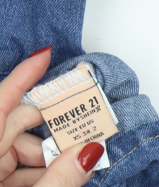 Womens UK Size XS FOREVER 21 Skater Dress