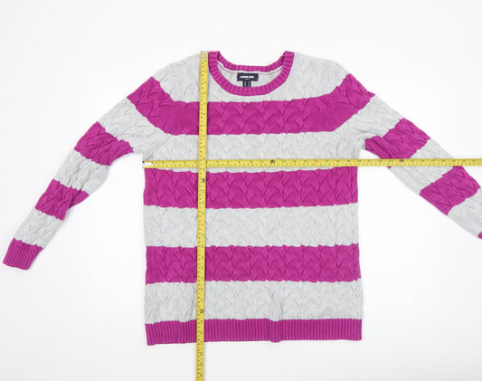 Womens UK Size XL Lands' End Multicoloured Pullover Jumper