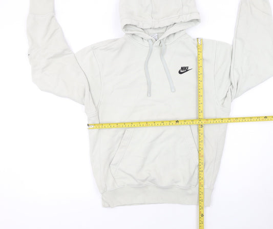 Mens UK Size XS Nike Beige Pullover Hoodie