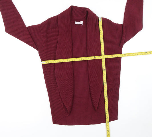 Womens UK Size 12 Marks and Spencer Red Cardigan Jumper
