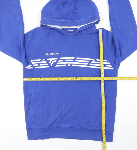 Mens UK Size L Tecnifibre Blue Pullover Hoodie