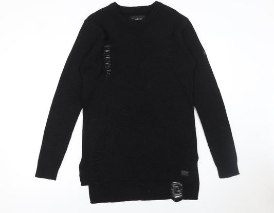 Womens UK Size S Firetrap Black Pullover Jumper