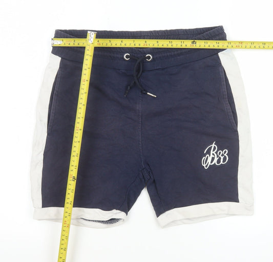 Mens UK Size S Bee Inspired Regular Fit Sweat Shorts