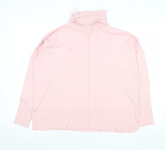 Womens UK Size M Dunnes Stores Pink Pullover Jumper