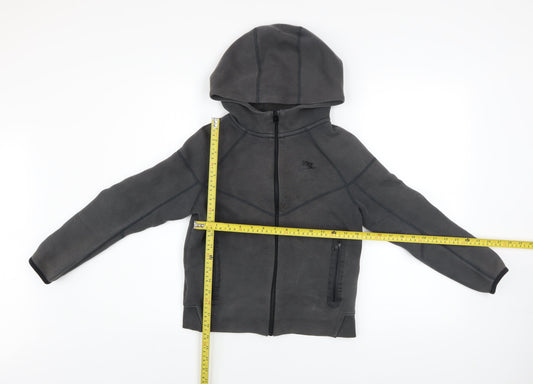 Boys UK Size M Nike Grey Full Zip Hoodie