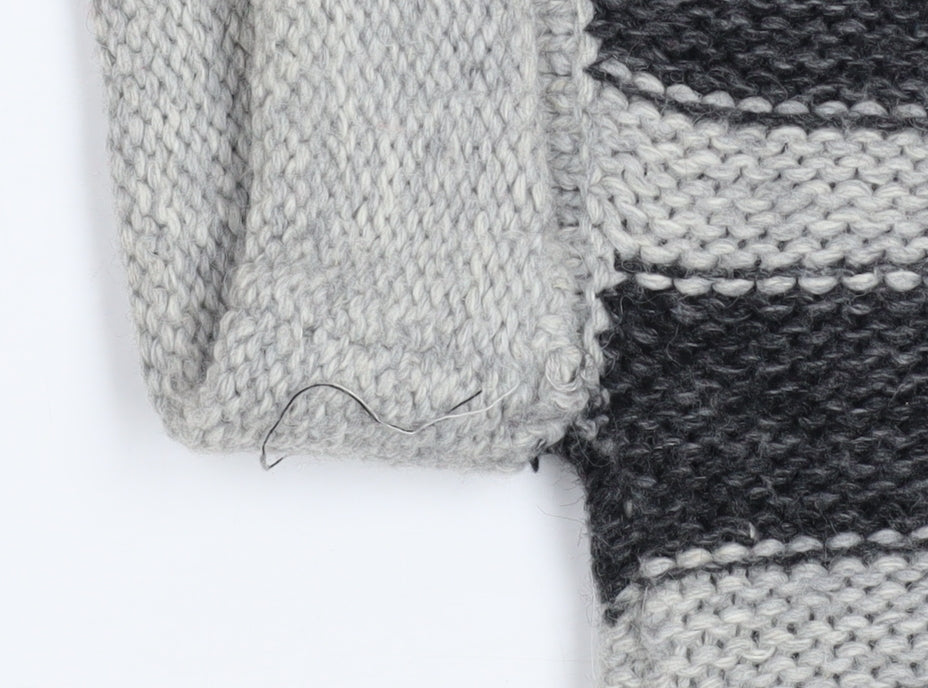 Womens UK Size 10 Mint Velvet Grey Cardigan Jumper