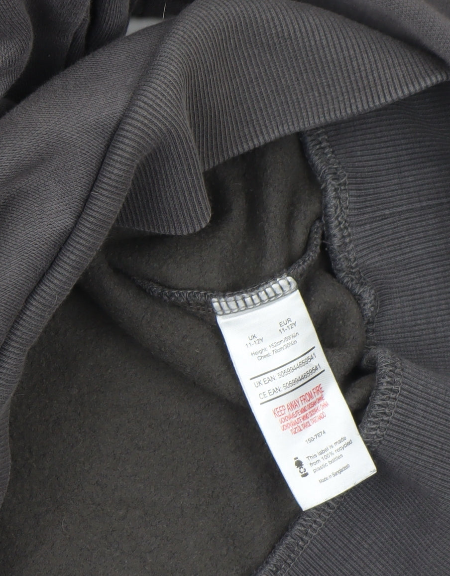 Boys UK Size 11-12 Years Xbox Grey Pullover Hoodie