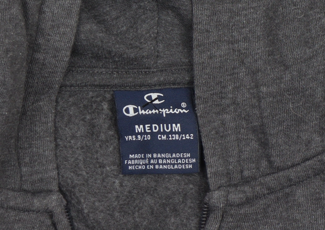 Boys UK Size 9-10 Years Champion Grey Full Zip Hoodie