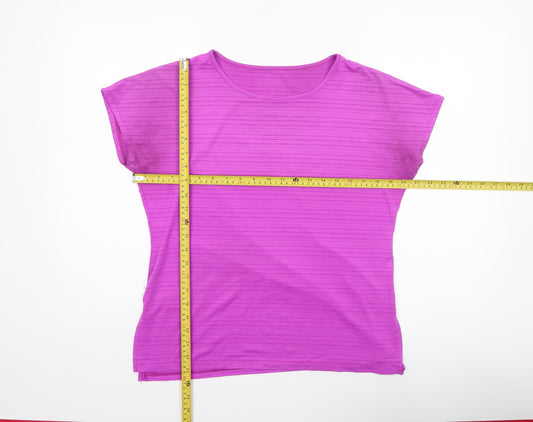 Womens UK Size 8 Dunnes Stores Purple Gym & Training Running & Jogging Yoga T-Sh