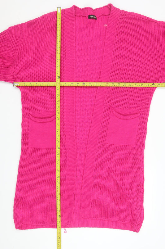 Womens UK Size 10 QED London Pink Cardigan Jumper