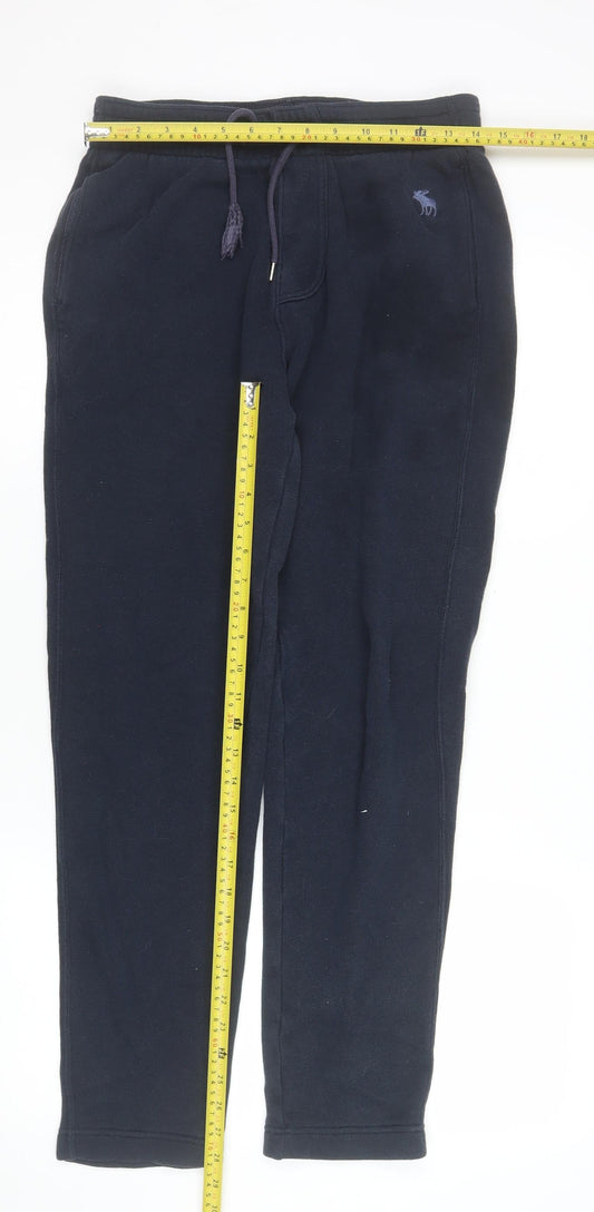 Mens UK Size XS Abercrombie & Fitch Regular Fit Sweatpants Blue Trousers