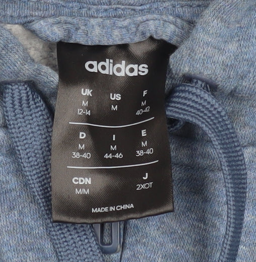 Womens UK Size 12 adidas Blue Basic Jacket