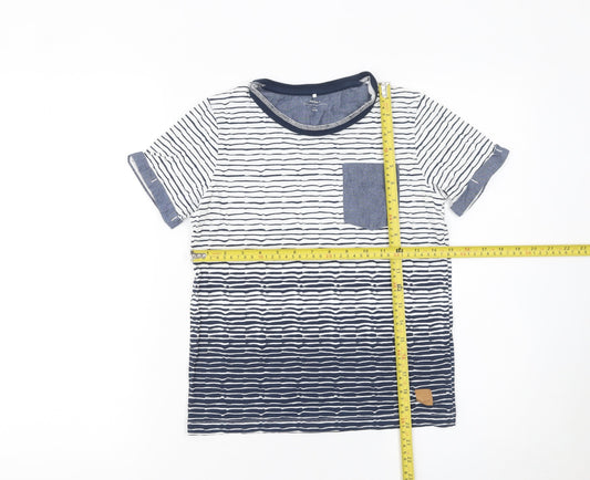 Boys UK Size 9-10 Years name it Blue Basic T-Shirt