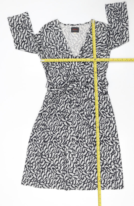 Womens UK Size 8 Avoca Anthology Wrap Dress