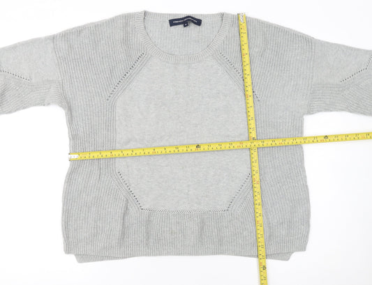 Womens UK Size M French Connection Grey Pullover Jumper