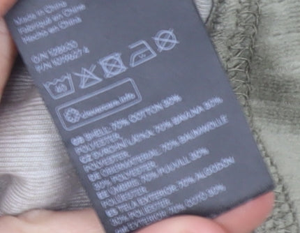 H&M Women’s Beige Velour Pullover Sweatshirt Size 12 UK