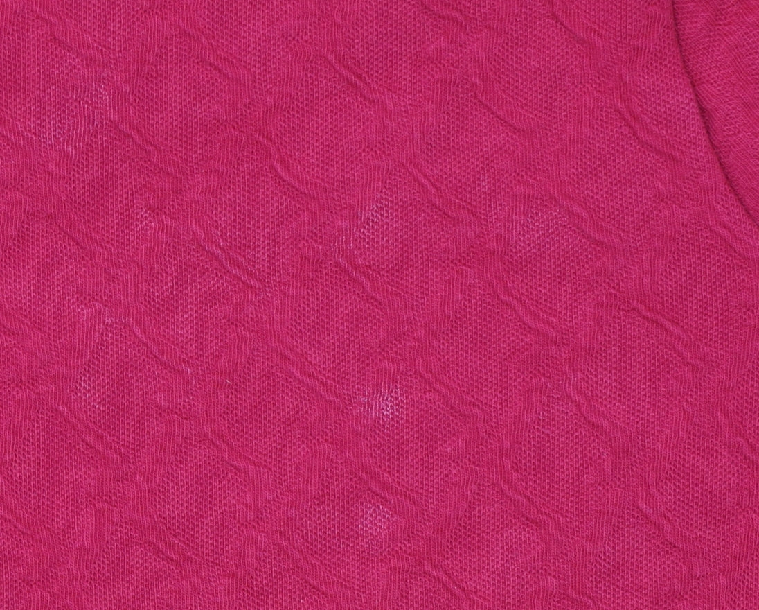 Womens UK Size 12 Gallery Red Basic Blouse