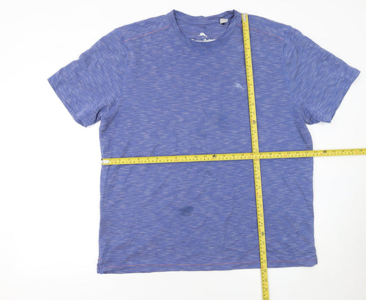 Mens UK Size L Tommy Bahama Blue T-Shirt
