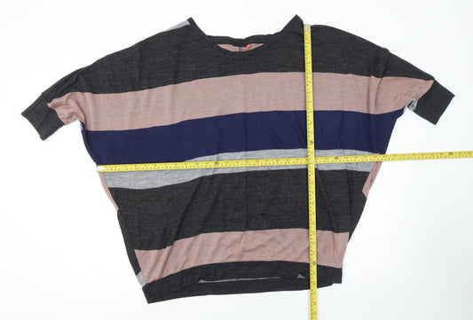 Womens UK Size M Only Multicoloured Pullover Jumper