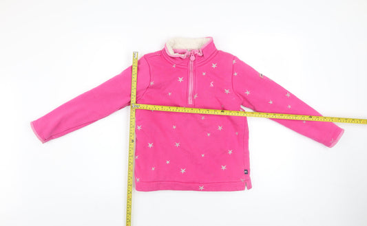 Girls UK Size 10 Years Joules Pink Basic Jacket