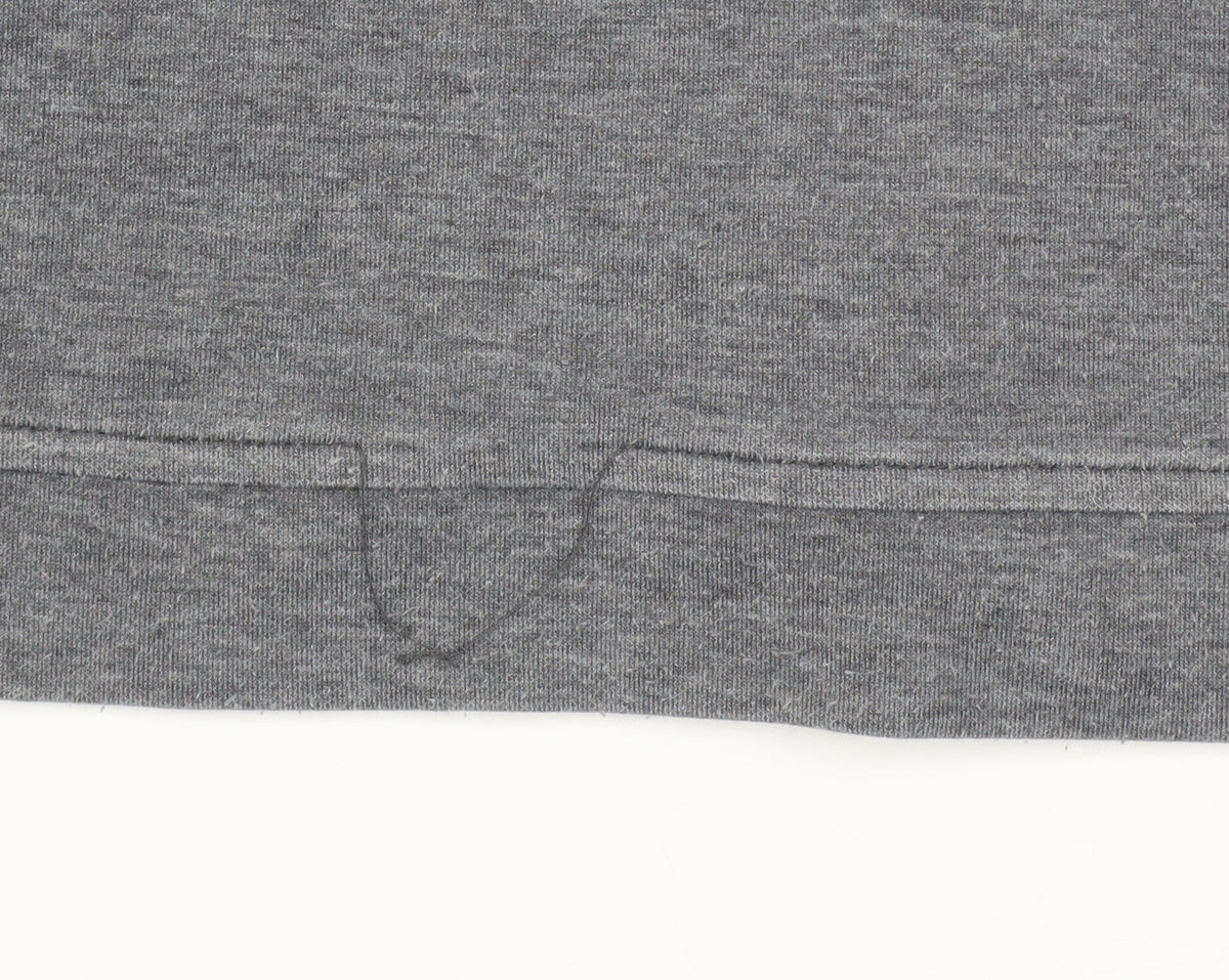 Additional view of The North Face boys’ black grey full zip hooded fleece hoodie, size L