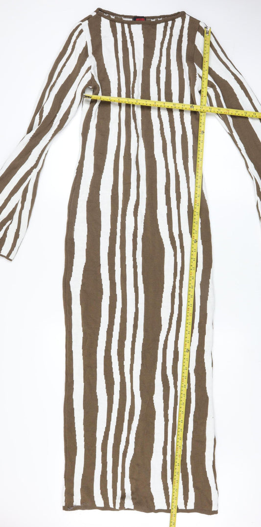 Womens UK Size L Misspap Bodycon Dress