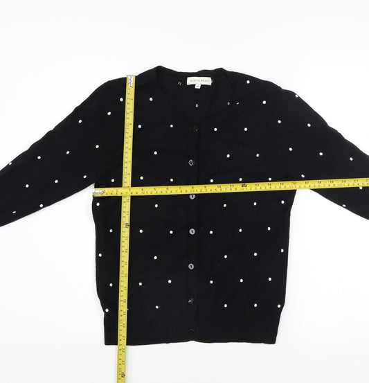 Womens UK Size M Austin Reed Black Cardigan Jumper
