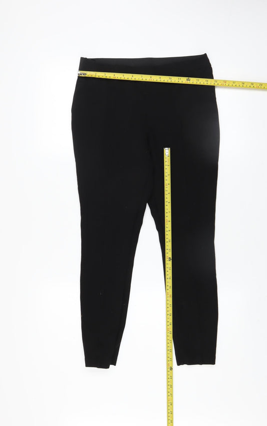 Womens UK Size M Dunnes Slim Fit Leggings Black Trousers