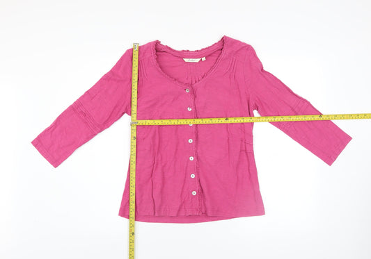 Womens UK Size S Adini Pink Tunic Blouse