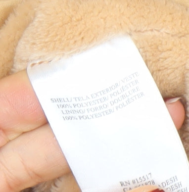 Additional view of Mick Mack boys’ beige hooded parka coat -, size 6, years - lined winter jacket