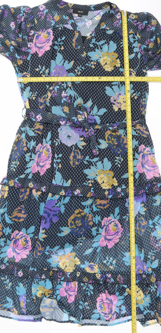 Womens UK Size 14 NEXT Fit & Flare Dress